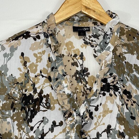 East 5th Floral Women's Dress Top - Picture 5 of 10